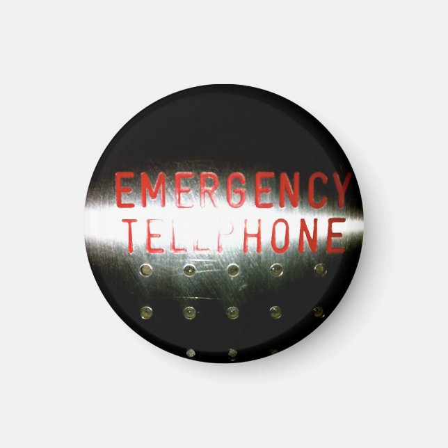 Notruftelefon - Magnet (Vorne)