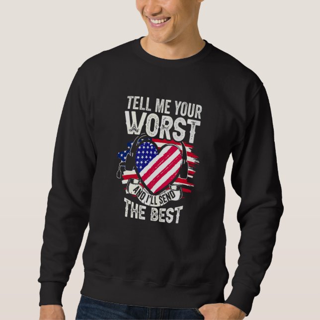 Notrufvermittler Notfallmediziner   Sweatshirt (Vorderseite)