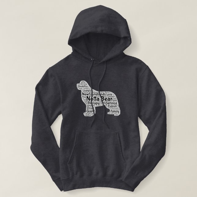 Notta Bärn-Hundehütten-Sweatshirt Hoodie (Design vorne)