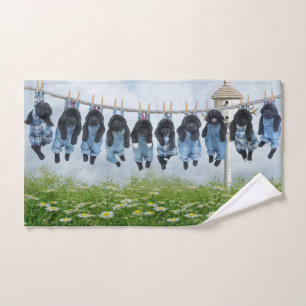 Notta Bear Line Welpen Handtuch