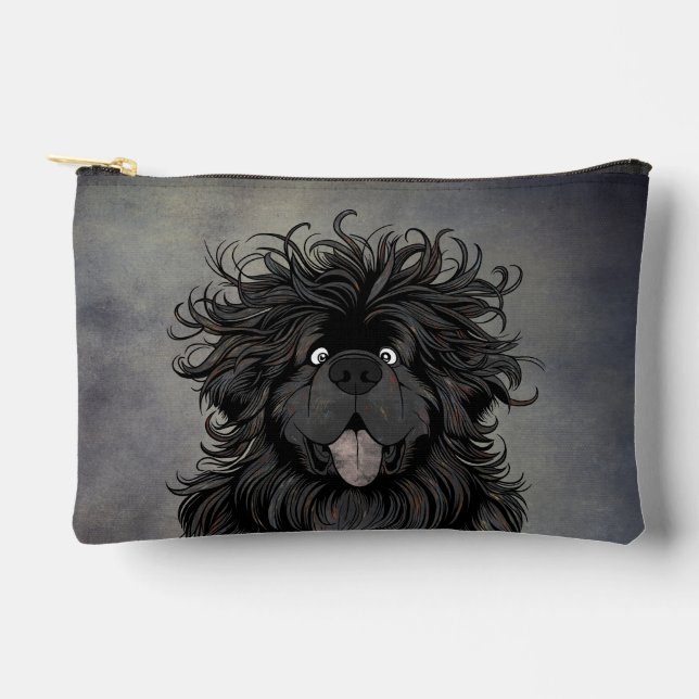 Notta Bear Newf Hair Dont Care Case Zubehörtasche (Vorderseite)