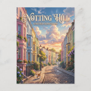 Notting Hill Vereinigtes Königreich Postkarte