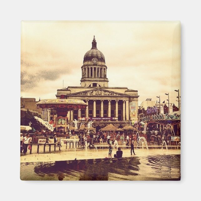 Nottingham Market Square Magnet (Vorne)