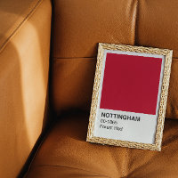 Nottingham Red Forest - White Border
