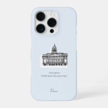Nottingham Tone Sketch iPhone Case