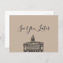 Nottingham Tone Sketch Postcard