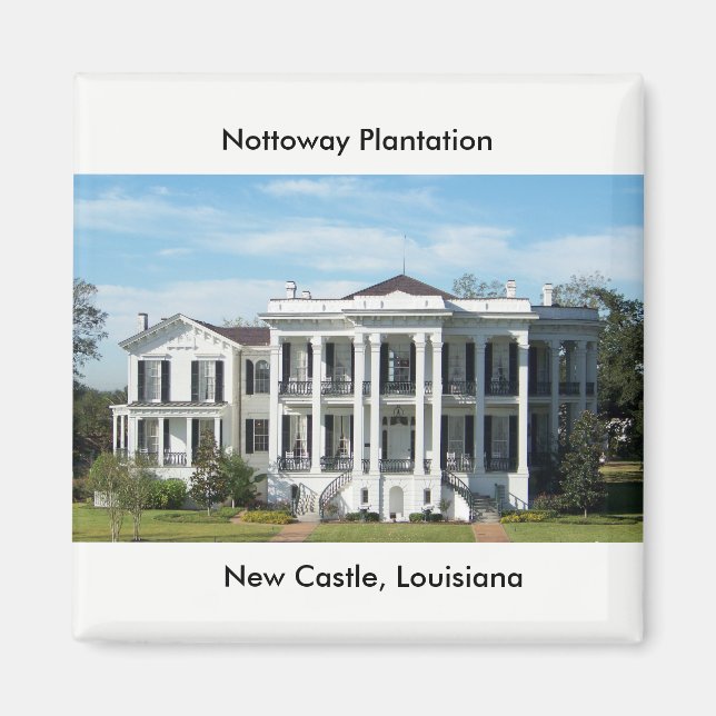 Nottoway Plantation Magnet (Vorne)