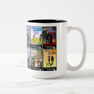 Notturno fällt Universum-Tasse Zweifarbige Tasse