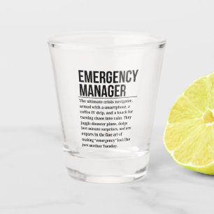 Notverwalter Schnapsglas