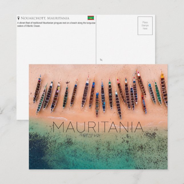 Nouakchott, Mauretanien Reise-Postkarte Postkarte (Vorne/Hinten)