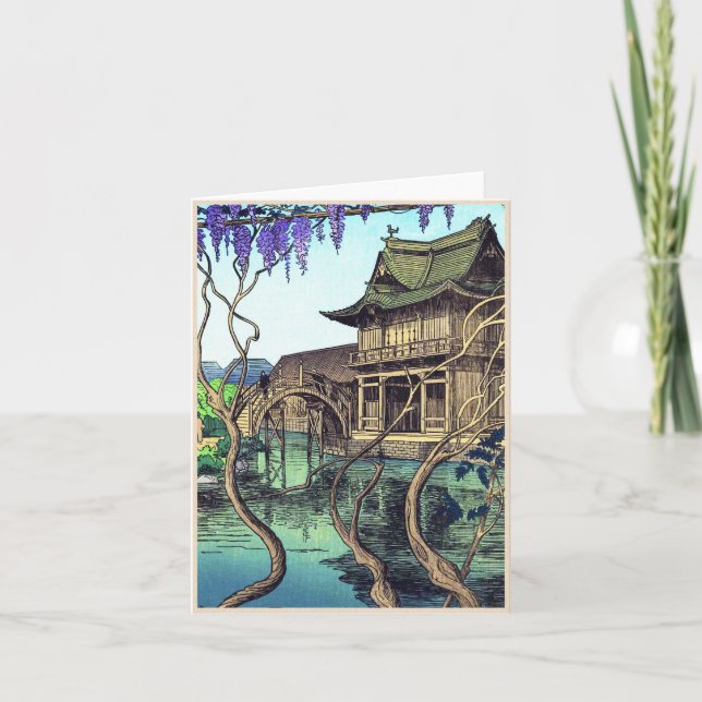 Nouet Weihnachten Kameido shin hanga japanese Land (Vorderseite)