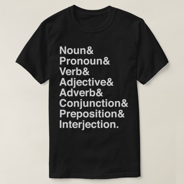 Noun amp Pronoun amp T-Shirt (Design vorne)