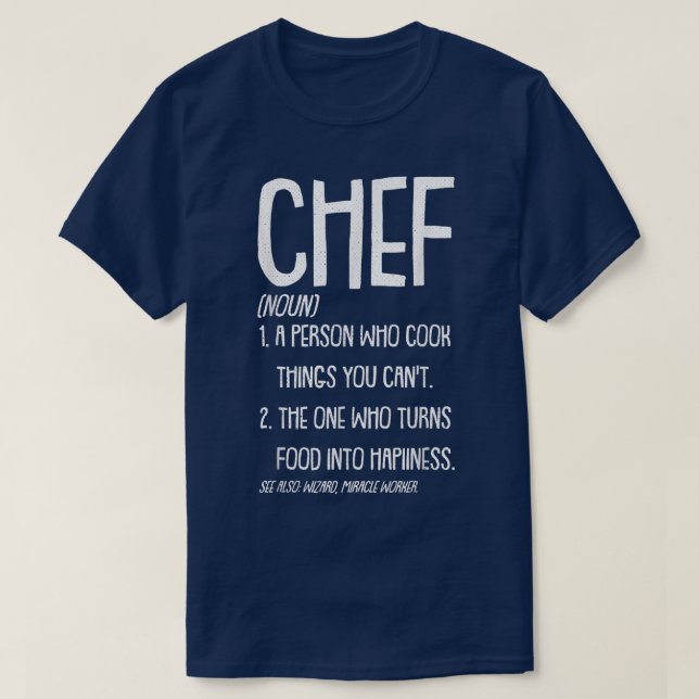 Noun Koch Funny Sous Master Head Führungskraft Coo T-Shirt (Design vorne)