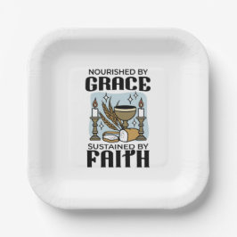 Nourished by Grace, Sustained by Faith Design Pappteller