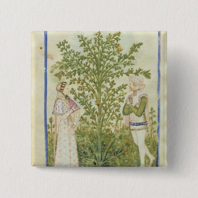Nouv Acq Lat-Sellerie, von 'Tacuinum Sanitatis Button (Vorderseite)