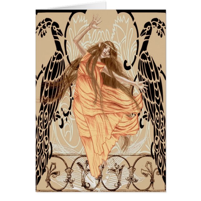 Nouveau Art-Karte (Vorne)