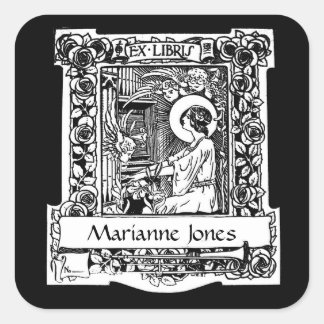 Nouveau Ex-Libris Bookplate Stickers