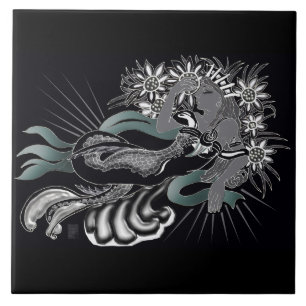 nouveau Meerjungfrau Fliese