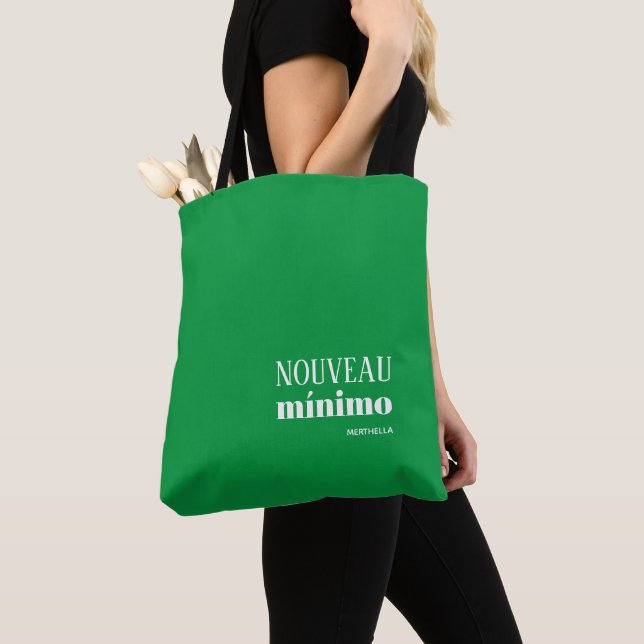 NOUVEAU MINIMO Moderne Personalisierte Kelly Green (Von Nahem)