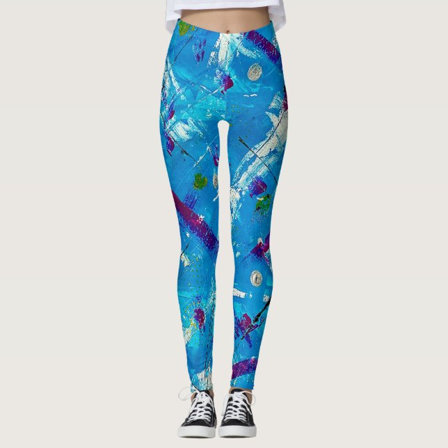 Nouveau Moon-Stract-Leggings Leggings (Vorderseite)