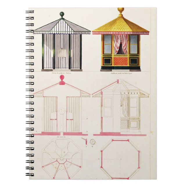 Nouveau Recueil de Menuiserie und de Decorations Notizblock (Vorderseite)