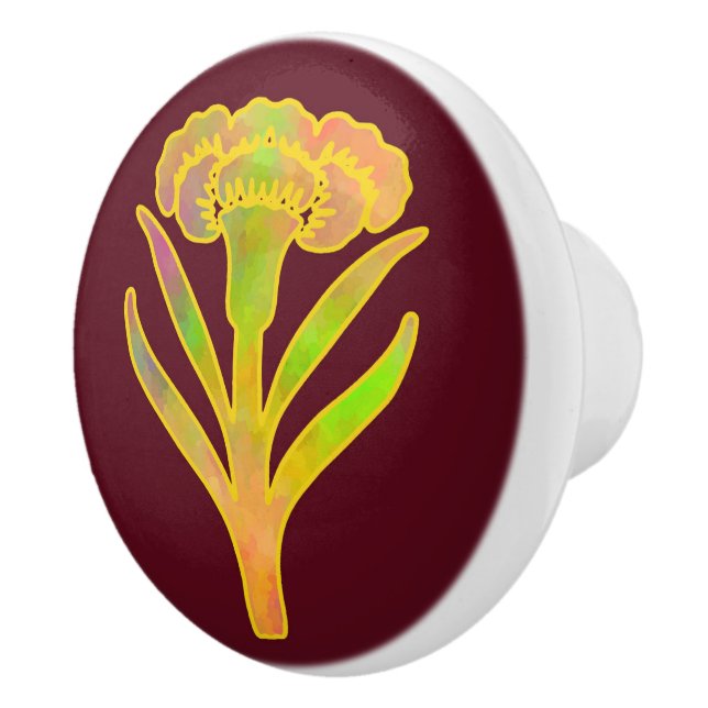 Nouveau Riche Blooms Bloodlust Keramikknauf (Rechts)