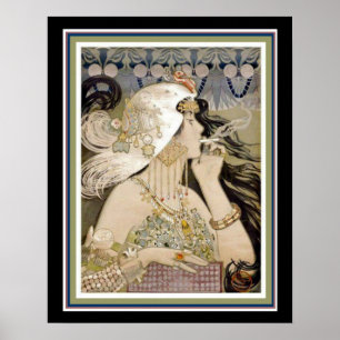 Nouveau Zigaretten-Anzeige durch Manuel Orazi 16 x Poster