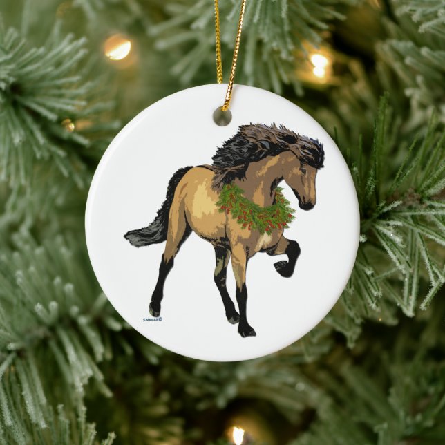 Nouvelle Christmas Keramik Ornament (Baum)