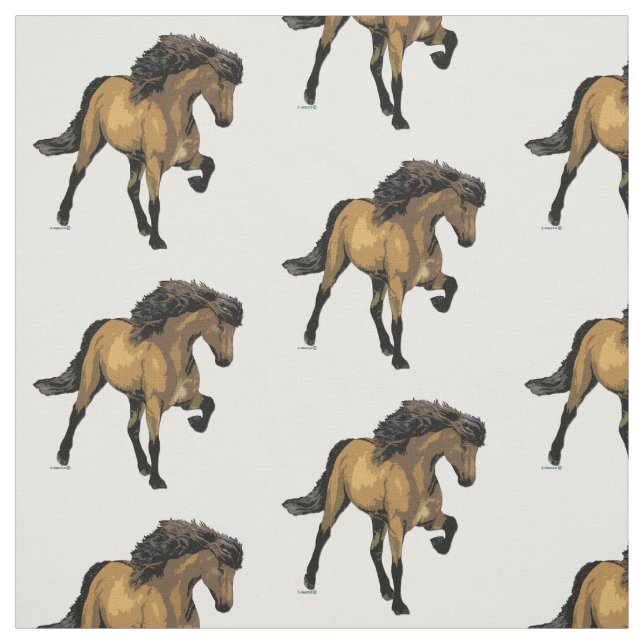 Nouvelle-Mode-Isländer-Pferd Stoff (Muster)