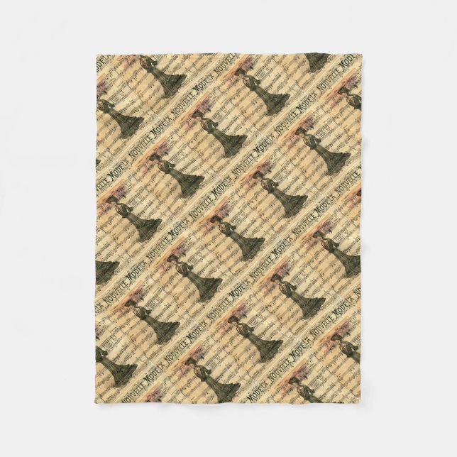 Nouvelle Mode Woman Fleecedecke (Vorderseite)