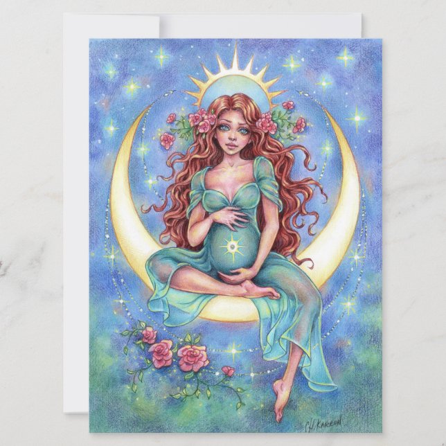 Nova Art Card New Baby Moon Mother (Vorderseite)
