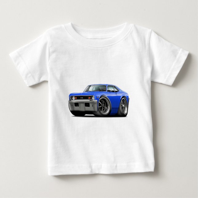 Nova-Blau-Auto 1973-74 Baby T-shirt (Vorderseite)