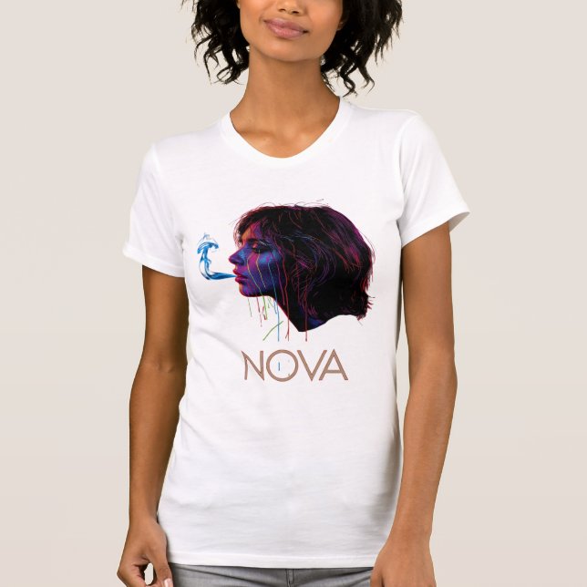 Nova Glow Painted Silence T-Shirt (Vorderseite)