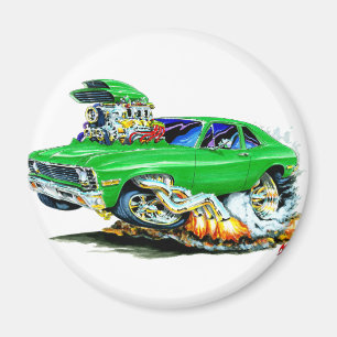 Nova-grünes Auto 1971-74 Magnet