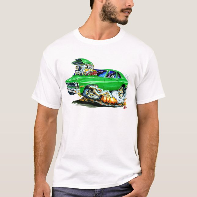 Nova-grünes Auto 1971-74 T-Shirt (Vorderseite)