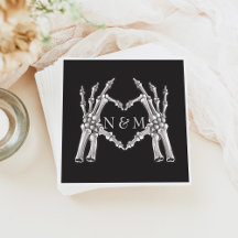 NOVA Halloween Skeleton Heart Hands Hochzeit