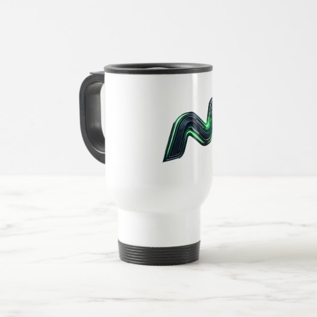 Nova Logo-Tasse Reisebecher (Vorderseite Links)