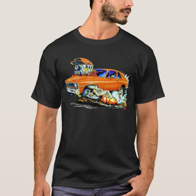 Nova-Orangen-Auto 1971-74 T-Shirt (Vorderseite)