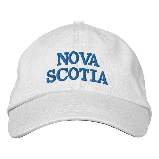Nova Scotia Baseball Cap Bestickte Kappe (Vorderseite)
