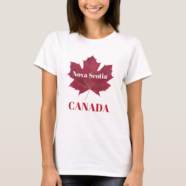 Nova Scotia Canada Maple Leaf Women's T - Shirt (Vorderseite)