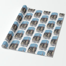 Nova Scotia Church inspirierte Wrapping Paper Geschenkpapier