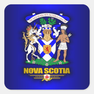 Nova Scotia COA Quadratischer Aufkleber