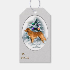 Nova Scotia Duck Toller Christmas Geschenkanhänger