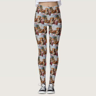 Nova Scotia Duck Toller Dog Weihnachtsfest Leggings