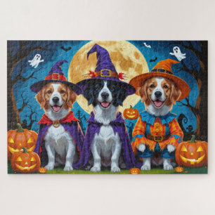 Nova Scotia Duck Toller Pumpkin Halloween Funny Puzzle