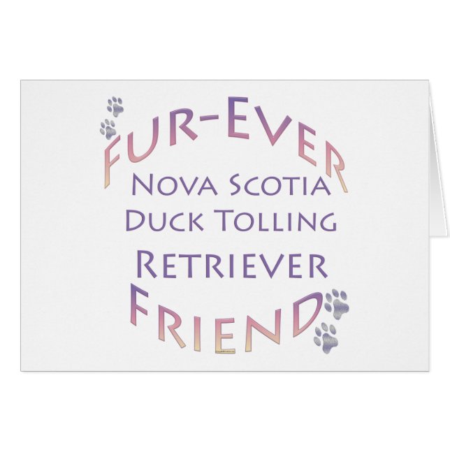 Nova Scotia Duck Tolling Furever (Vorderseite (Horizontal))