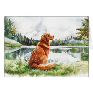 Nova Scotia Duck Tolling Retriever - 5" x 7" Karte
