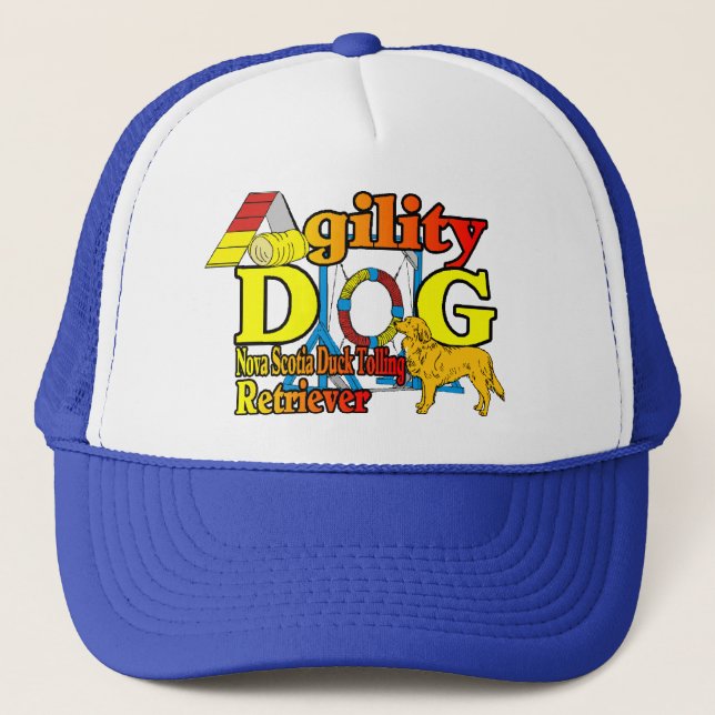 Nova Scotia Duck Tolling Retriever Agility Truckerkappe (Vorderseite)