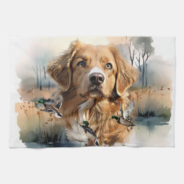 Nova Scotia Duck Tolling Retriever, Art Geschirrtuch