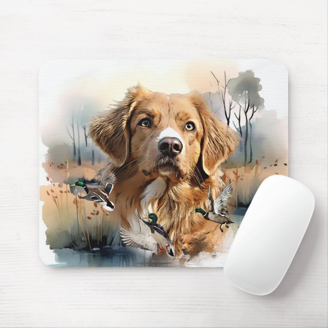 Nova Scotia Duck Tolling Retriever, Art Mousepad (Mit Mouse)